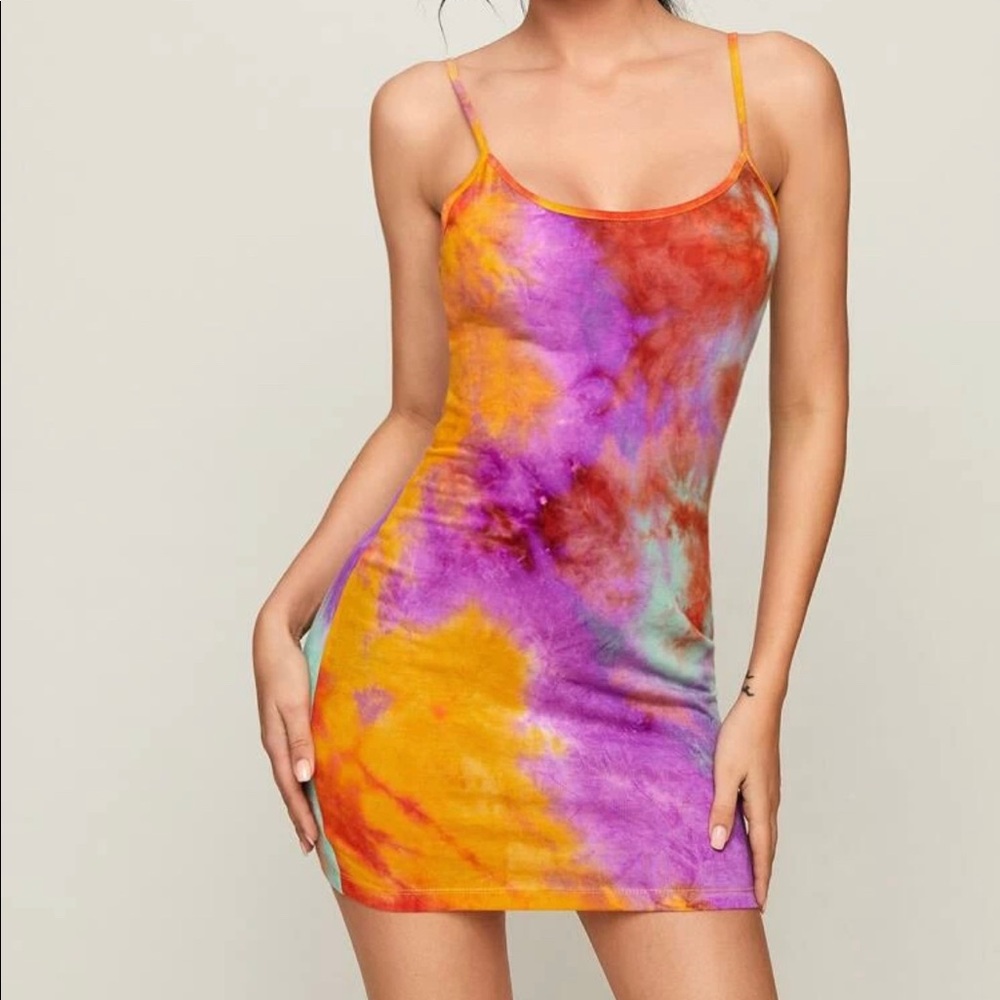 Body con multicolor dress